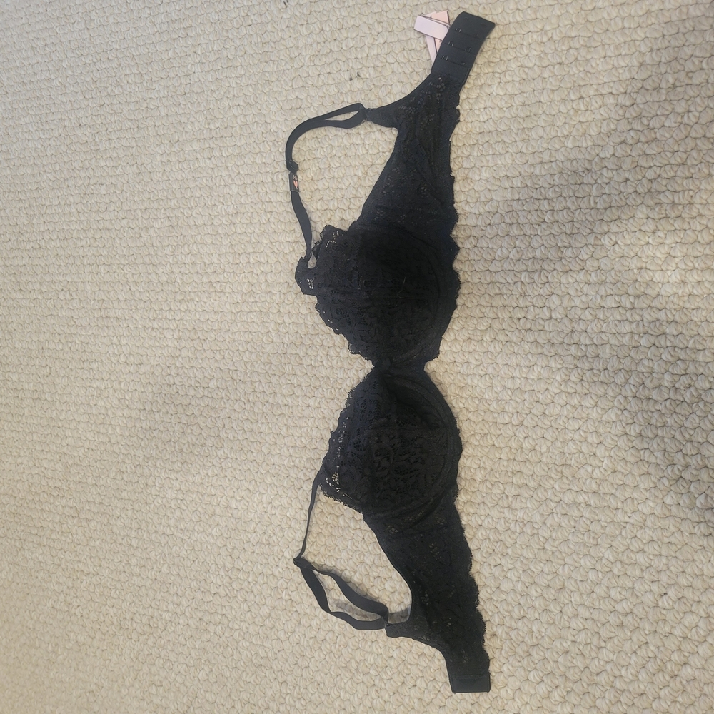 Elegant Black Lace Bra
